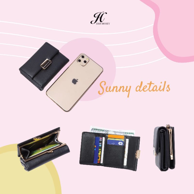 SUNNY PLUS WALLET JIMSHONEY DOMPET MINI LIPAT WANITA PROMO