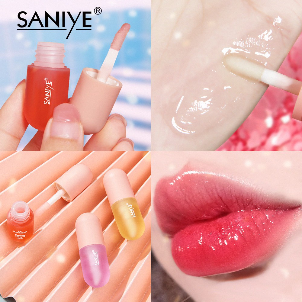 Saniye Lip Gloss Pelembab Bibir Sexy 3 Warna Glossy/Minyak ...