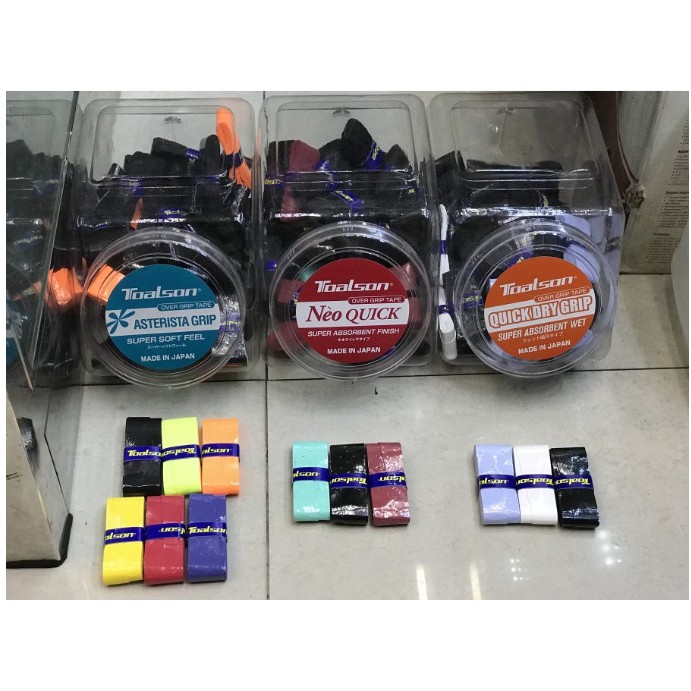 GRIP RAKET BADMINTON / TENIS TOALSON MADE IN JAPAN ORIGINAL 100% SOFT