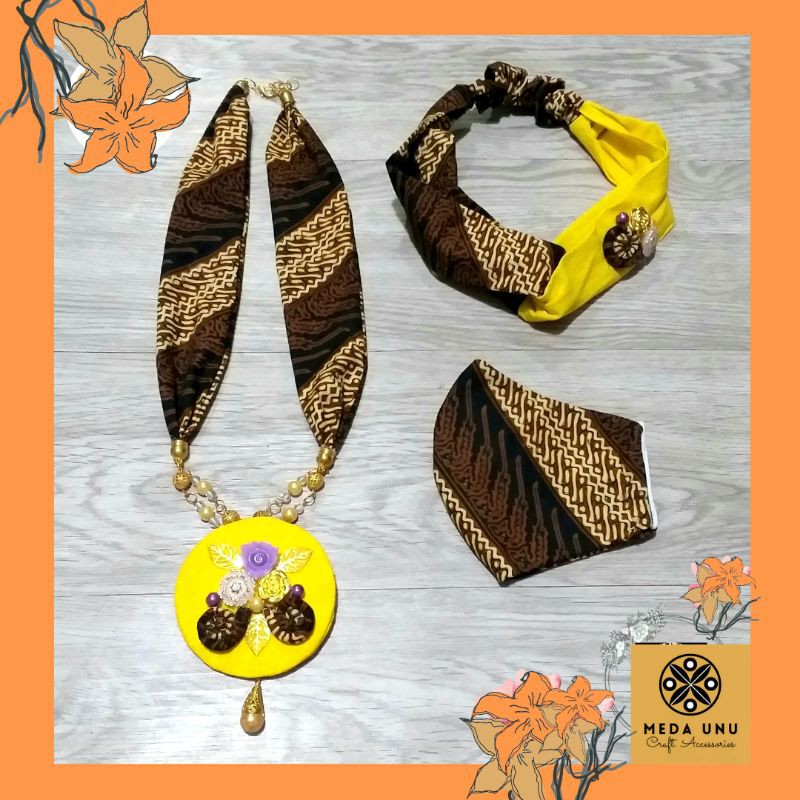 Kalung Batik Seroja 2