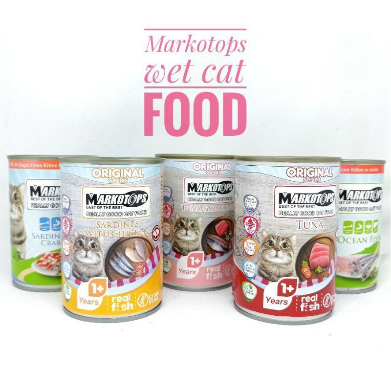 Markotop Makanan Kucing Basah Kaleng 400 gr