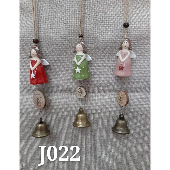 >*>*>*>*] GANTUNGAN FUNGLING KERAMIK ANGEL J022 / LONCENG ANGIN (800280107)