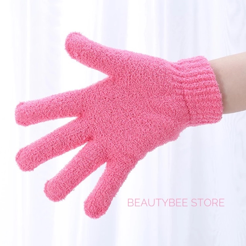 SOFT BATH GLOVES / SARUNG TANGAN HANDUK PENGERING RAMBUT/ TUBUH LINE SILUBI