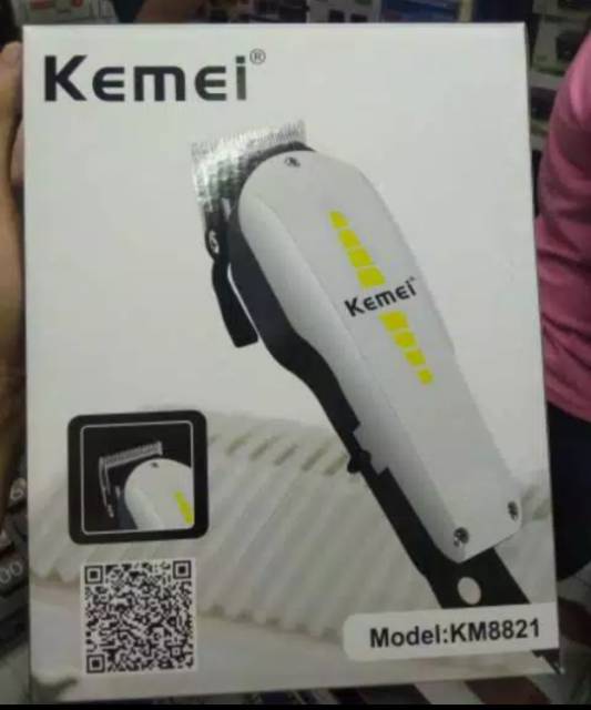 Alat Potong Rambut Kemei 8821 ORIGINAL - Hair Clipper Kemei  Km-8821 - Alat Cukur Rambut 8821 Kliper Kabel