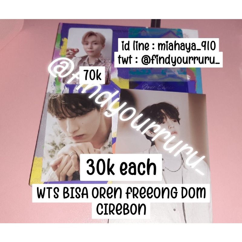 Seventeen Your Choice Beside Ver. PC Seungkwan, Minicard DK, Postcard S. Coups