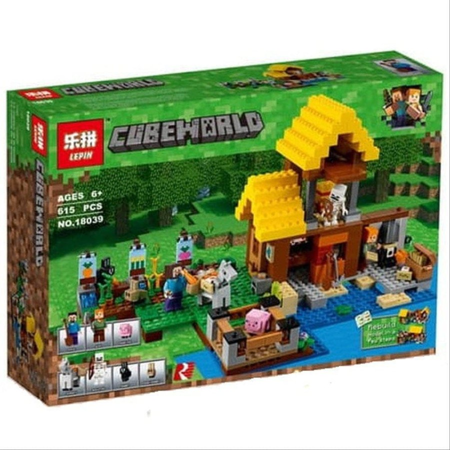Toys Store -  Lego Minecraft My World 18039 The Farm Cottage