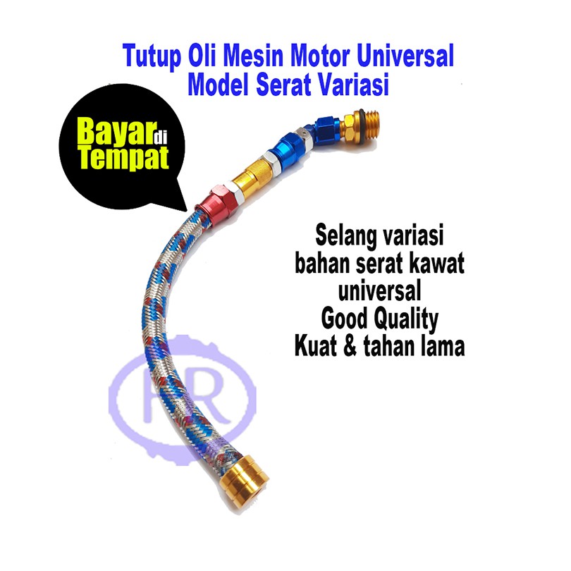 Selang tutup oli mesin motor selang tutup oli motor universal honda yamaha selang tutup oli serat