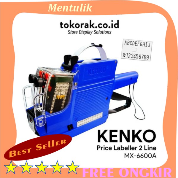 

CUMA HARI INI SAJA!!! 50 Off PRICE LABELLER MX-6600A KENKO MESIN ALAT LABEL HARGA 2 BARIS