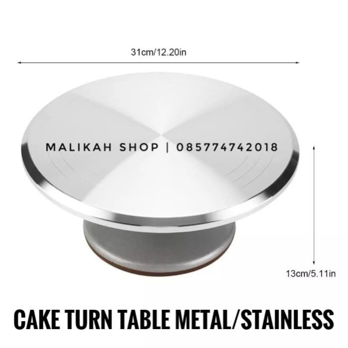 

KUE-PENGHIAS-ALAT- MEJA PUTAR IMPORT ALUMINIUM / CAKE TRAY / LAZY SUSAN -ALAT-PENGHIAS-KUE.