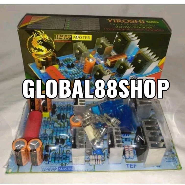 KIT POWER AMPLIFIER 200 - 2000W SUPER DRIVER YIROSHI MK5 MONO ORIGINAL DMS