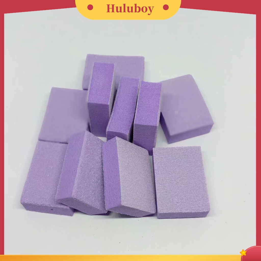 Huluboy Huluboy♡ 50pcs Balok Buffer Mini Multifungsi Bahan EVA Untuk Manicure