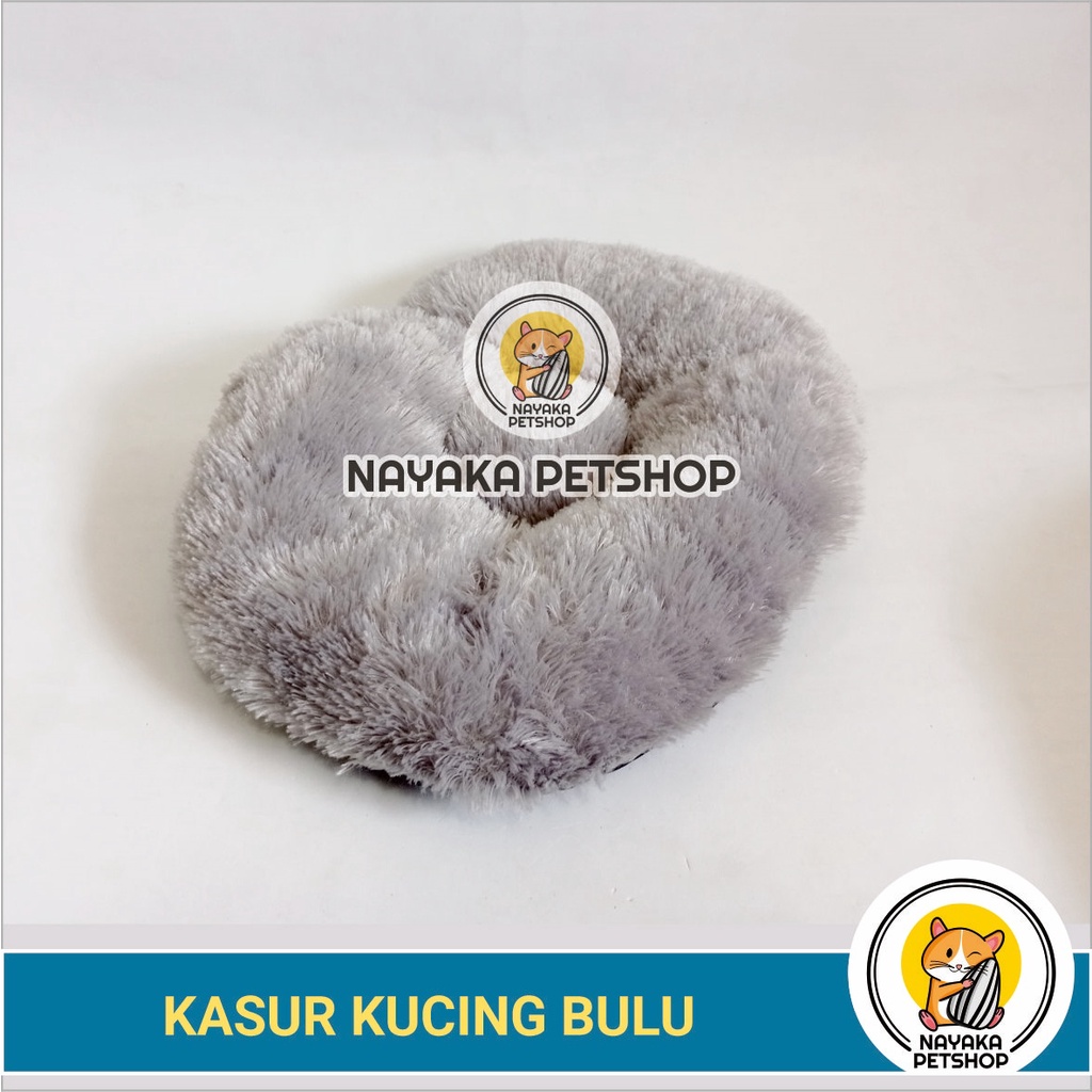 Tempat Tidur Kucing Kasur Bulu Rasfur Bantal Pet Bed Musang Cat Alas Matras Hewan