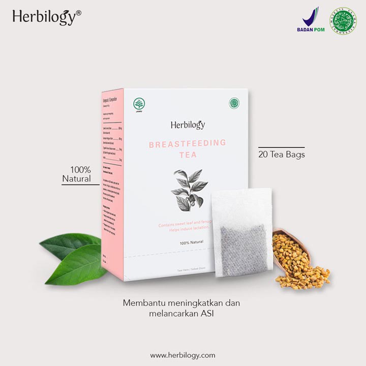 Herbilogy Breastfeeding Tea For Breastmilk Asi Booster Tea Pelancar ASI