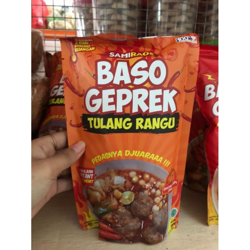 

baso Aci geprek tulang rangu