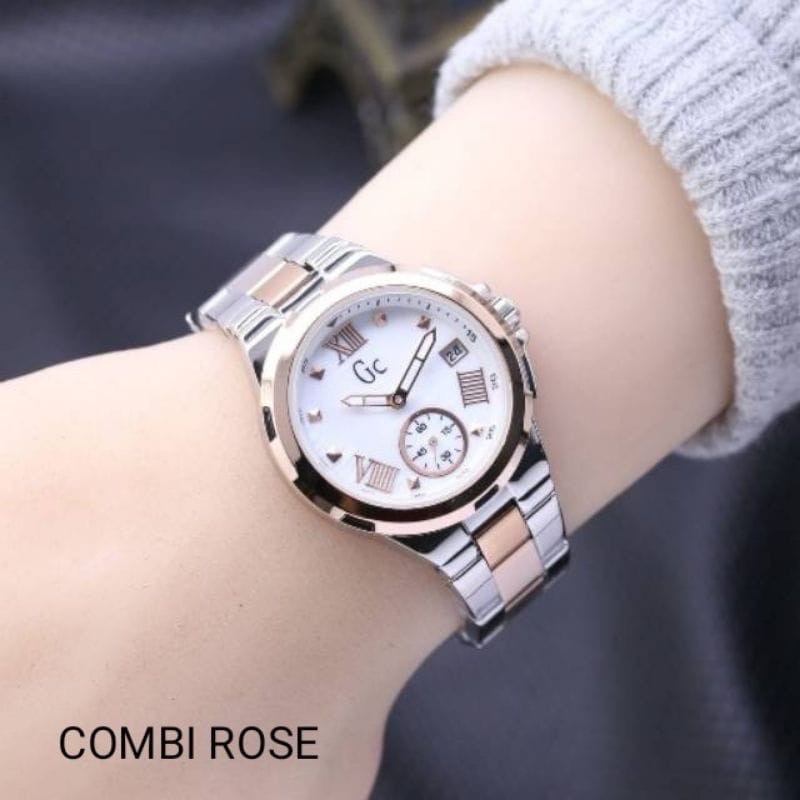 Jam Tangan Wanita Cewek GC Guess Colecction Chrono OFF 3 Jarum