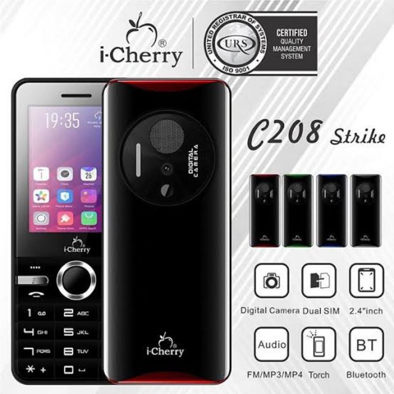 ICHERRY C208 STRIKE DUAL SIM 100% ORIGINAL GARANSI RESMI