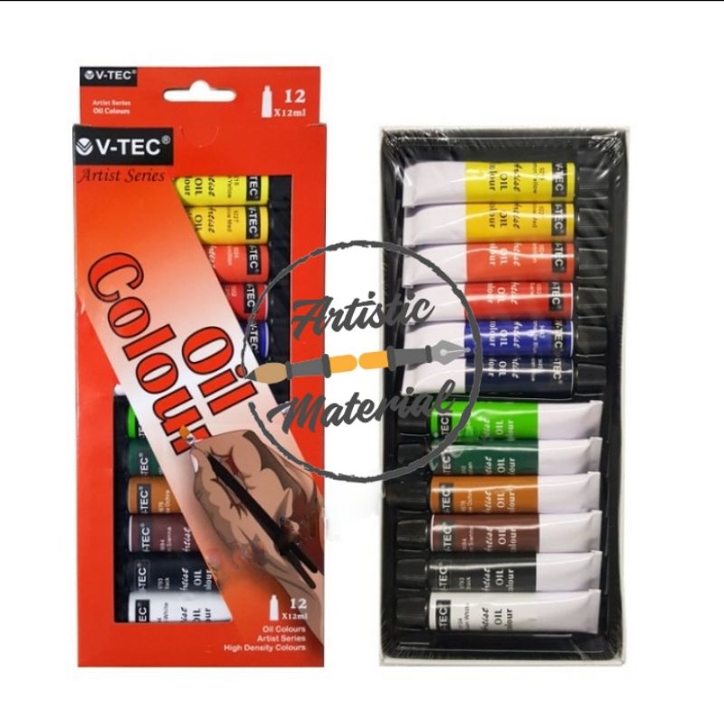 

V-tec Oil Colour Set VT-1386