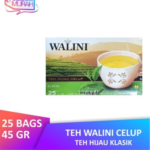 

Teh Walini Celup Teh Hijau Klasik 25's (45 gr)