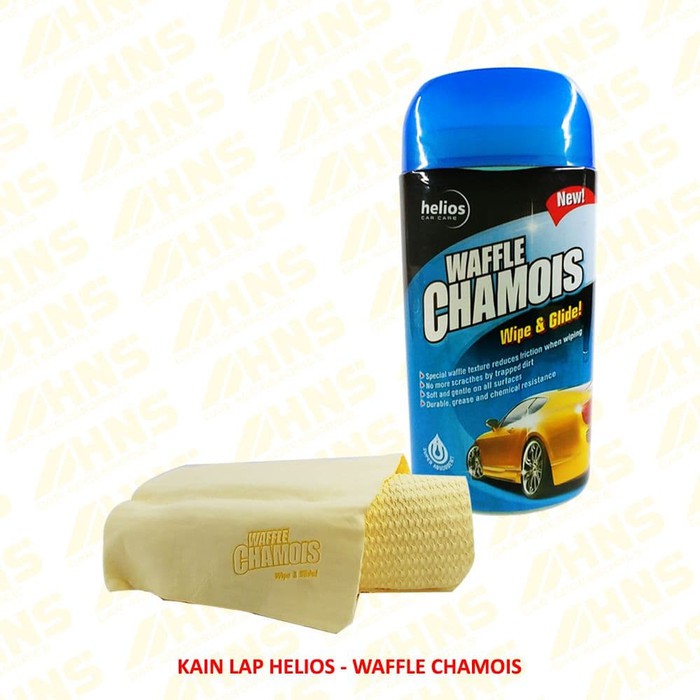 Kain Lap Kanebo Premium Serbaguna Waffle Chamois by Helios