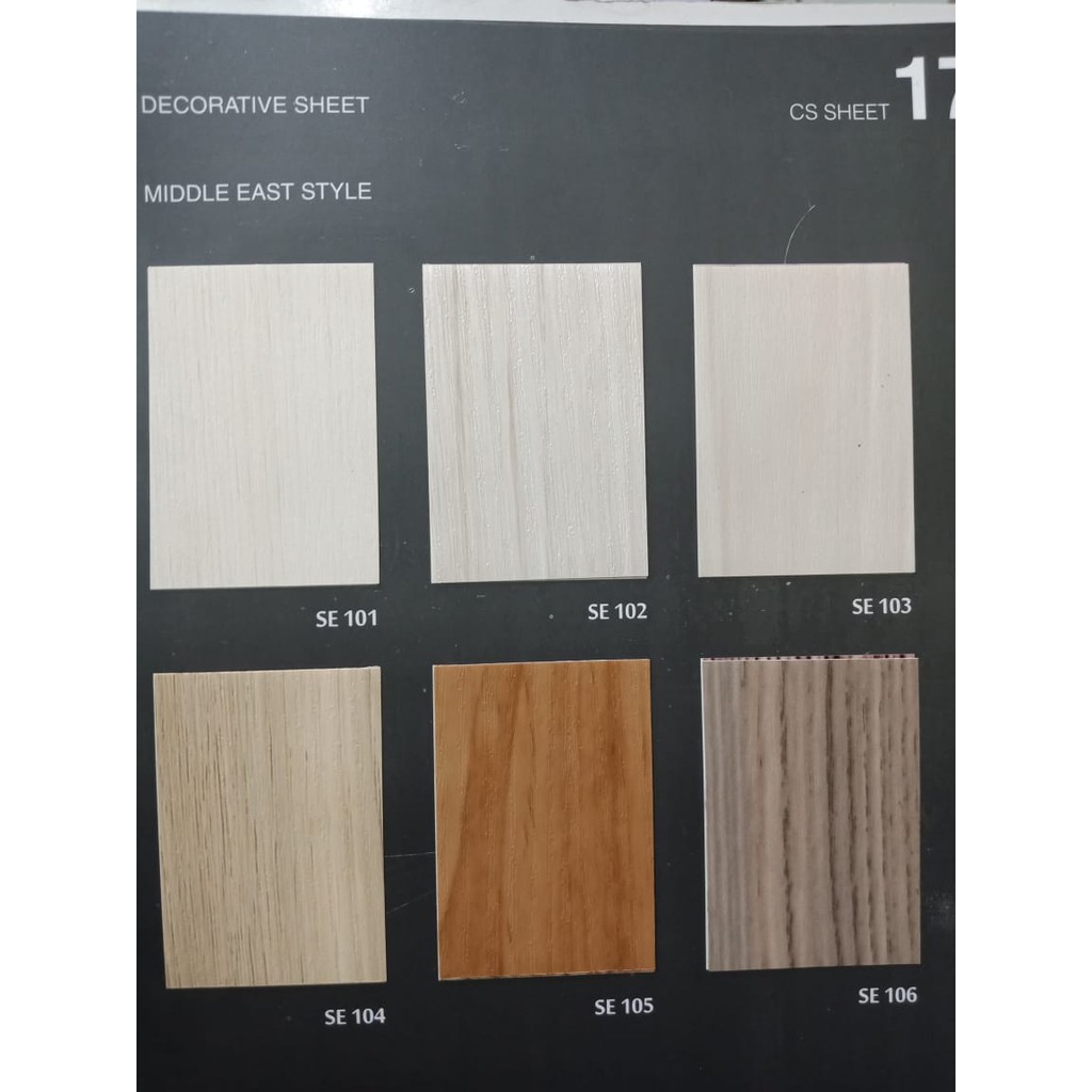 CS PVC SHEET WOODGRAIN TIPE SE PVC SHEET URAT KAYU PVC SHEET SERAT KAYU CS SHEET SE