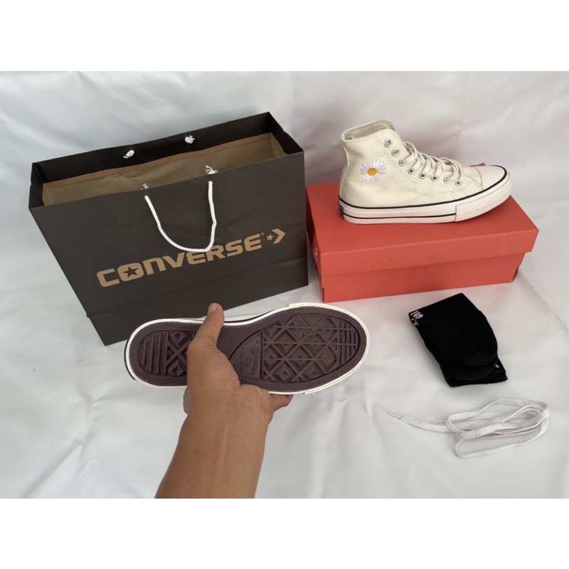 CONVERS BUNGA PEACE MINUSONE HIGH OFF WHITE IMPOR MURAH