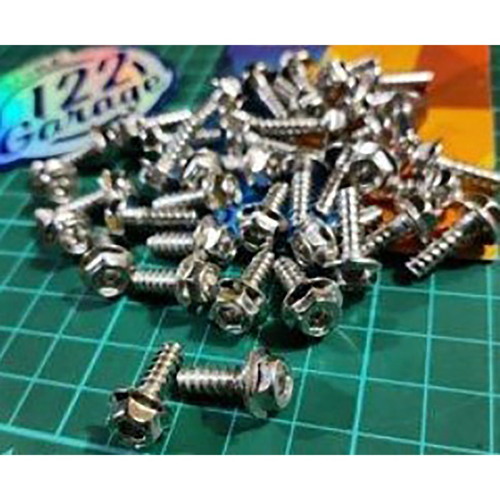 Baut Visor Probolt Pro Bolt Windshield Tipe Alluminium besi panjang pendek THAILAND THAILOOK Motor universal