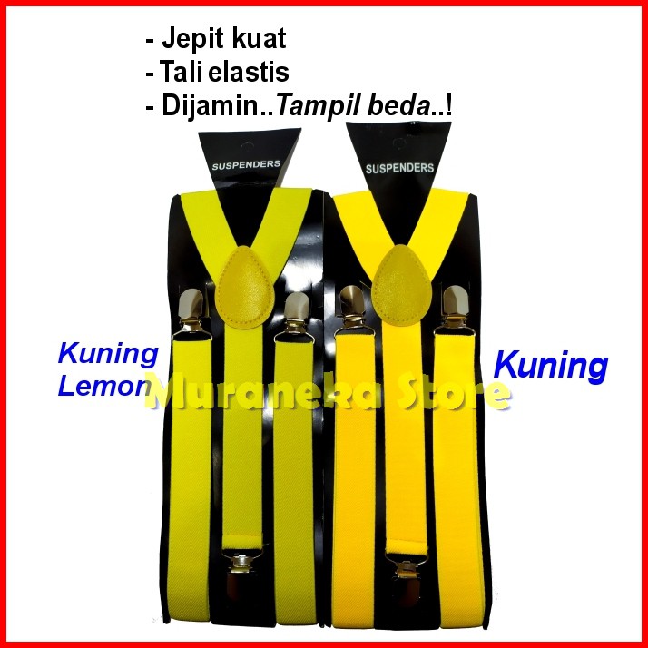 Suspender Pria Dewasa Hitam Tali Jojon Bowtie Dasi Kupu Suspenders Pengantin Anak Wedding