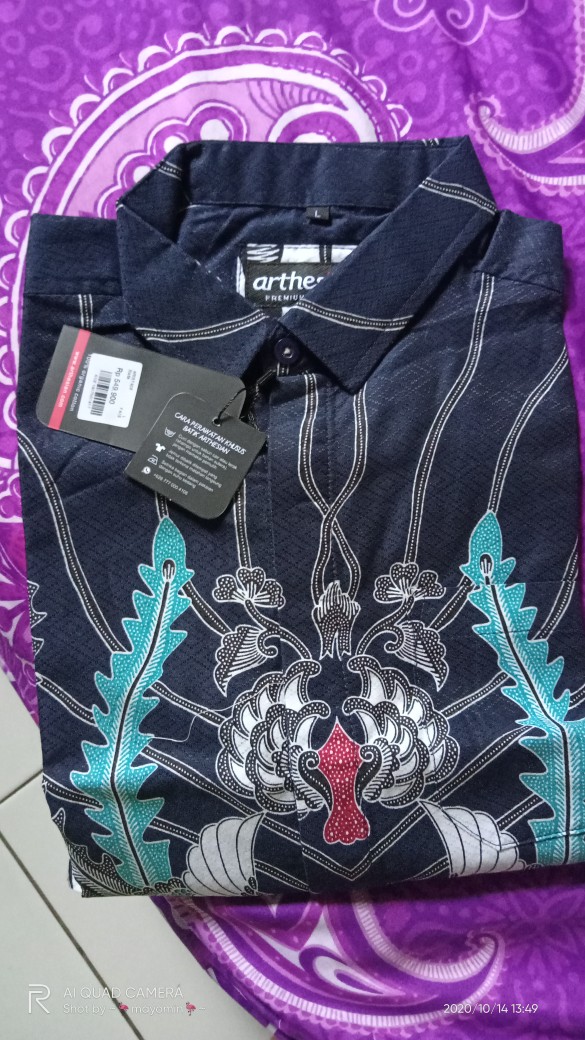 [arthesian] Kemeja Batik Pria  - Aristade Batik Semi Dobby