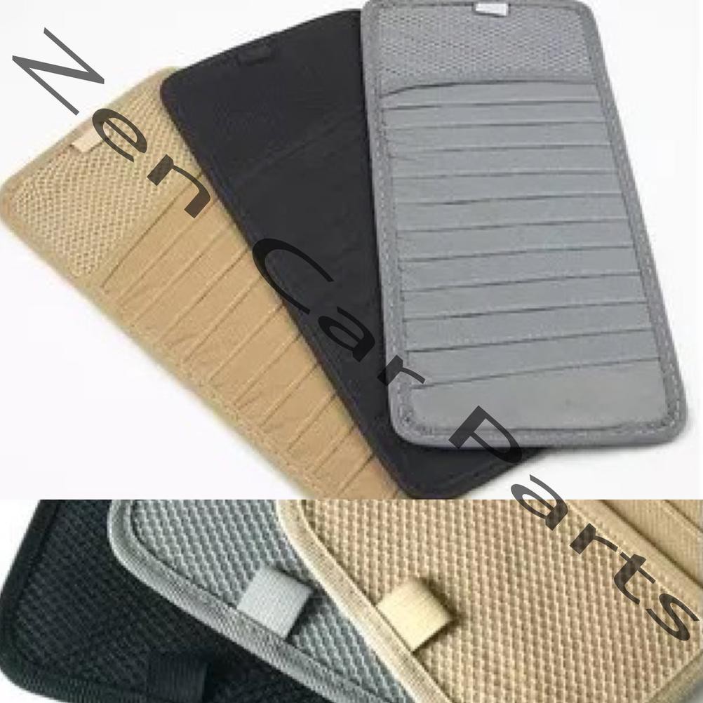 Best Seller Tempat Cd Sun Visor Mobil Kartu Vcd Dvd Cars Organizer Interior Holder      Q-1