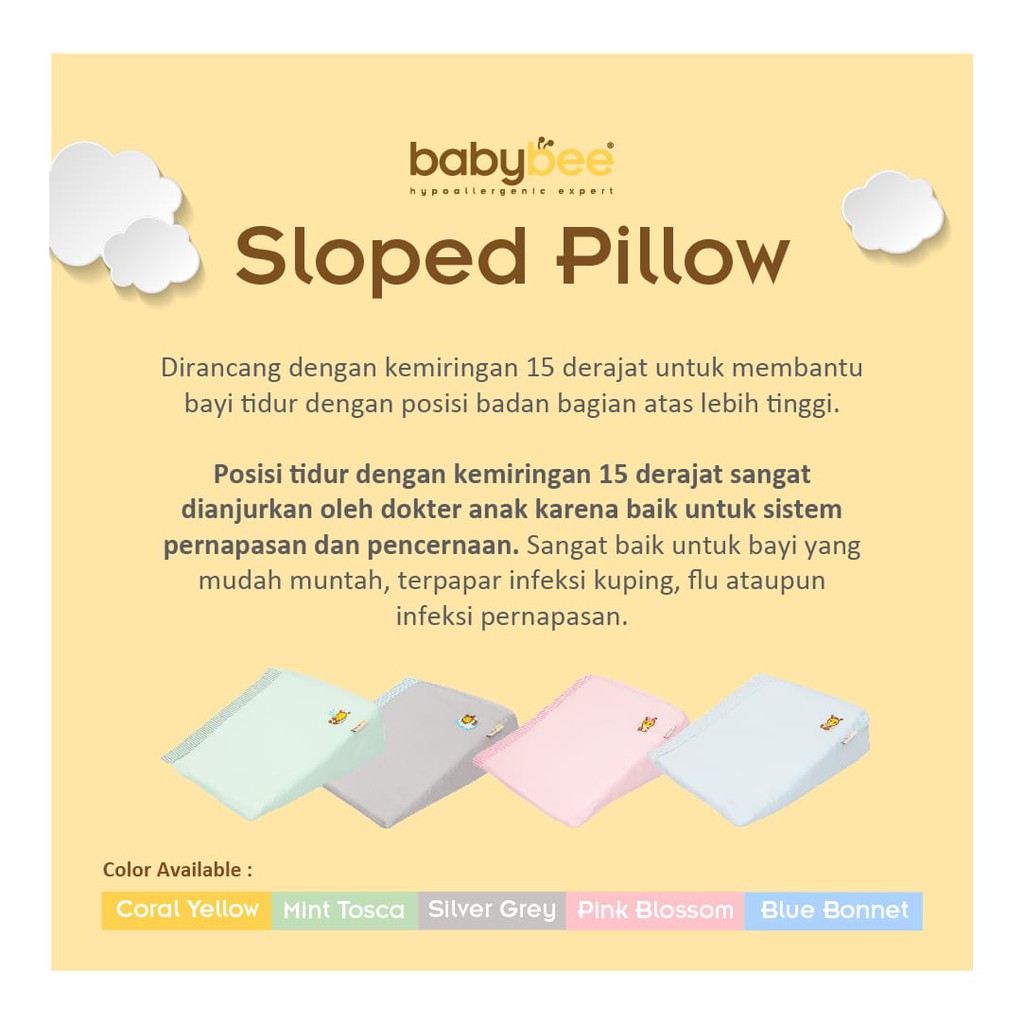 Babybee - Sloped Pillow