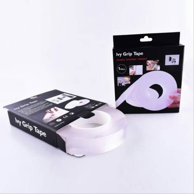 Lakban Double Tape Ivy Grip -  Solatip Lem Perekat Serbaguna Acrylic Foam Kuat Dan Tahan Lama