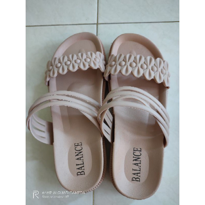 New BLC 1604-30 Sandal Jelly Angelia bacadeskripsi-Balance Moka