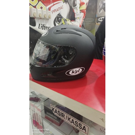HELM KYT CEVIRO HITAM DOFF ORIGINAL