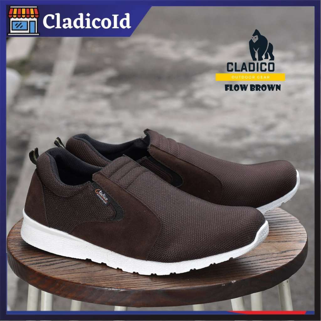 SEPATU KASUAL PRIA SLIP ON CASUAL OUTDOOR JALAN-JALAN JOGGING OLAH RAGA SANTAI CLADICO ORIGINAL