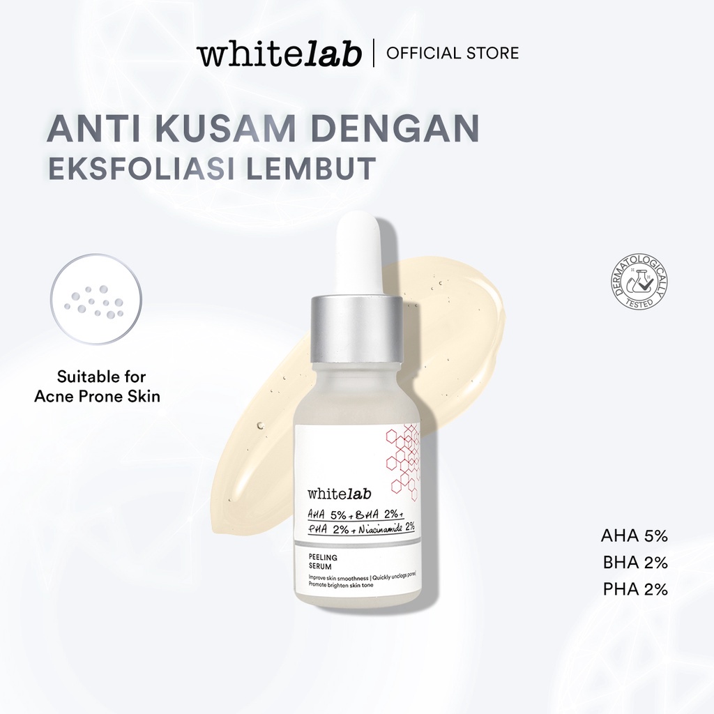 WHITELAB PEELING SERUM AHA BHA PHA 15ML