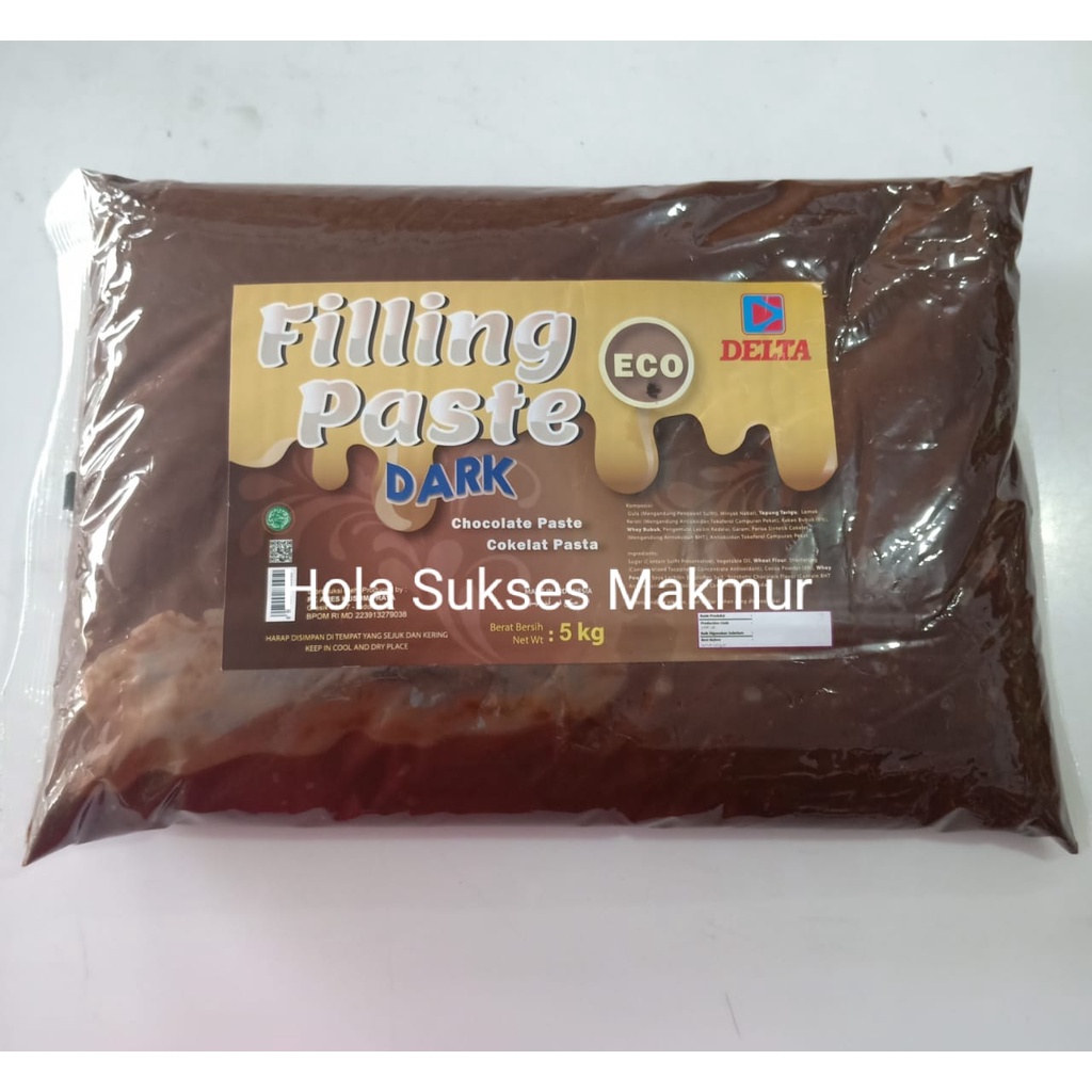 

SELAI CHOCOLATE JETSTAR 5 KG / Filling PASTE CHOCOLATE / SELAI PASTA COKLAT EKONOMIS PACK BESAR / SELAI COKELAT ROTI, KUE DAN DONAT