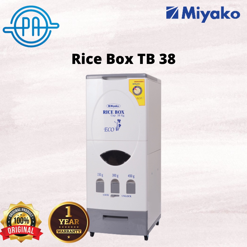 Rice Box Miyako TB38 ( Tempat Beras ) / TB 38