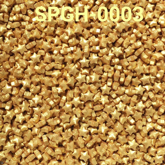 

SPGH-0003 SPRINKLES SPRINKLE SPRINKEL 500GR BINTANG EMAS TERBARU
