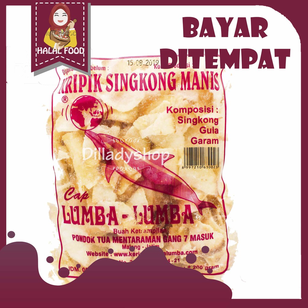 

Khasanah - Keripik Singkong Cap Lumba - Lumba 180 Gram