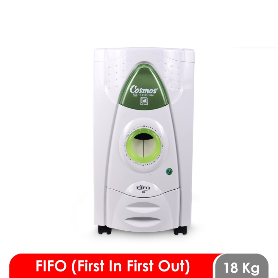 Cosmos Rice Box FIFO-18 / FIFO18 / FIFO 18 Tempat Penyimpan Beras 18 Kg Wadah Beras