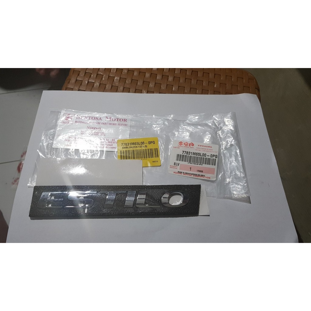 Emblem Suzuki Karimun Estilo Asli Sgp