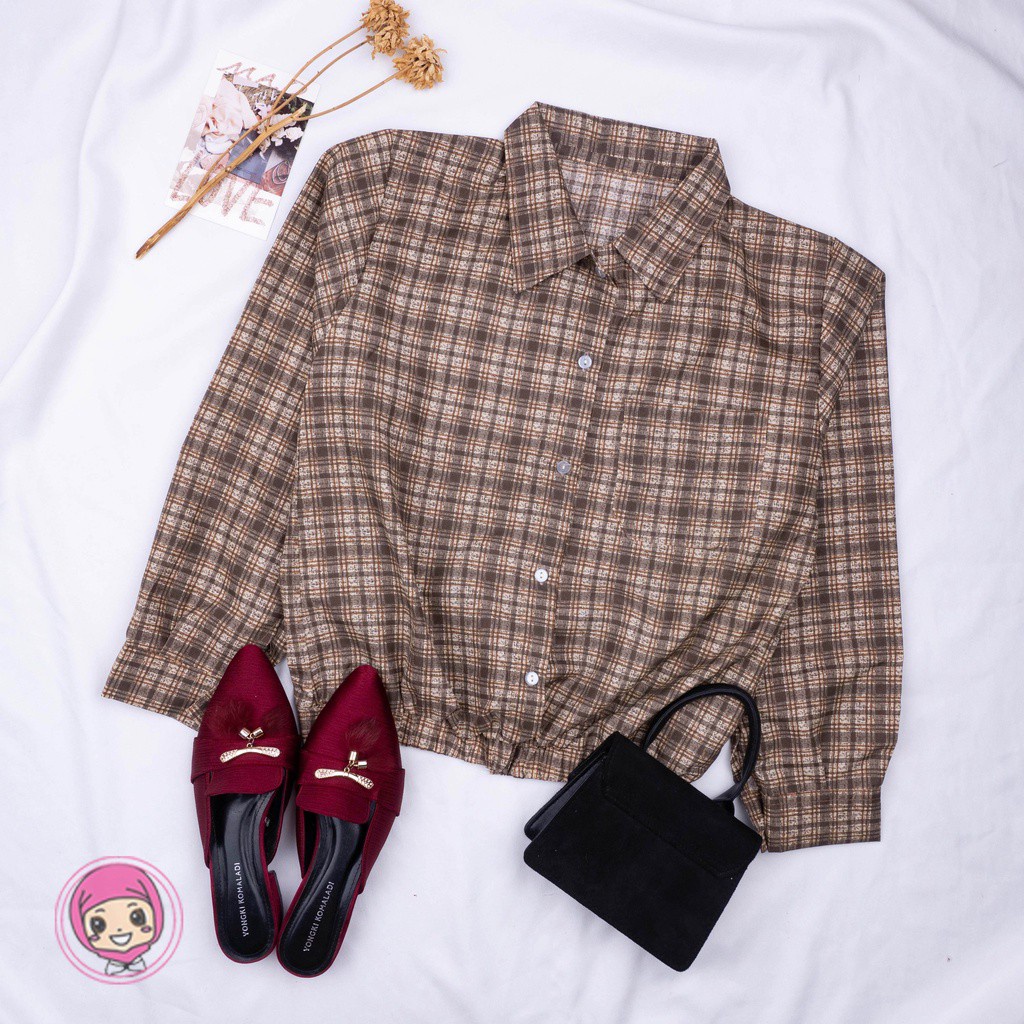 KEM MILKY / RUMI OUTER / MILLY OUTHER NAMSAN TOP OUTHER TARTAN