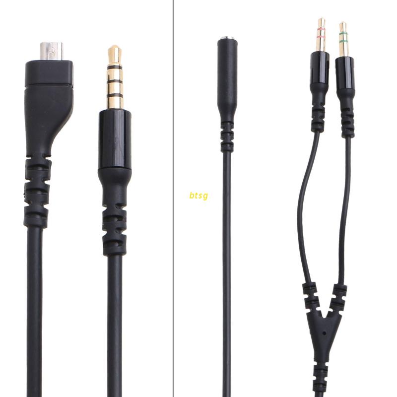 Btsg Kabel Adapter Audio Tahan Korosi Tinggi Untuk Arctis 3 / 5 / 7 Pro