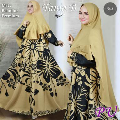 TANIA SYARI JUMBO (PU) MAXI DRESS MUSLIM BUSUI WANITA MURAH GAMIS KEKINIAN GROSIR MODERN LEBARAN