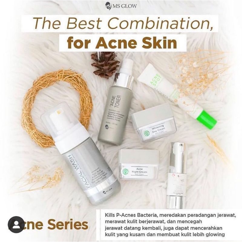 MS GLOW PAKET ACNE / PAKET MS GLOW ACNE ORIGINAL/PAKET MSGLOW MURAH