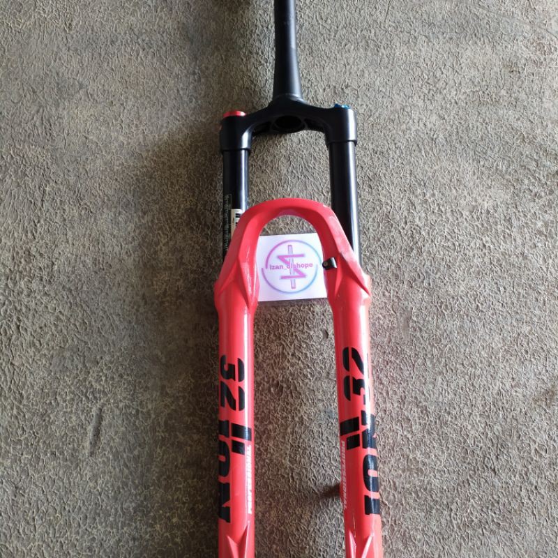 Fork Suspensi sepeda ION UD32 27.5 Air Travel 160 - Black Pink