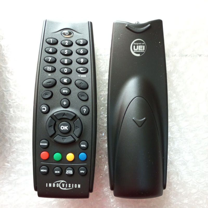 REMOTE REMOT RECEIVER INDOVISION PARABOLA ORIGINAL ASLI