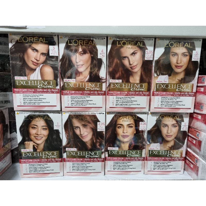 Loreal Paris Excellence creme hair color cat pewarna semir rambut