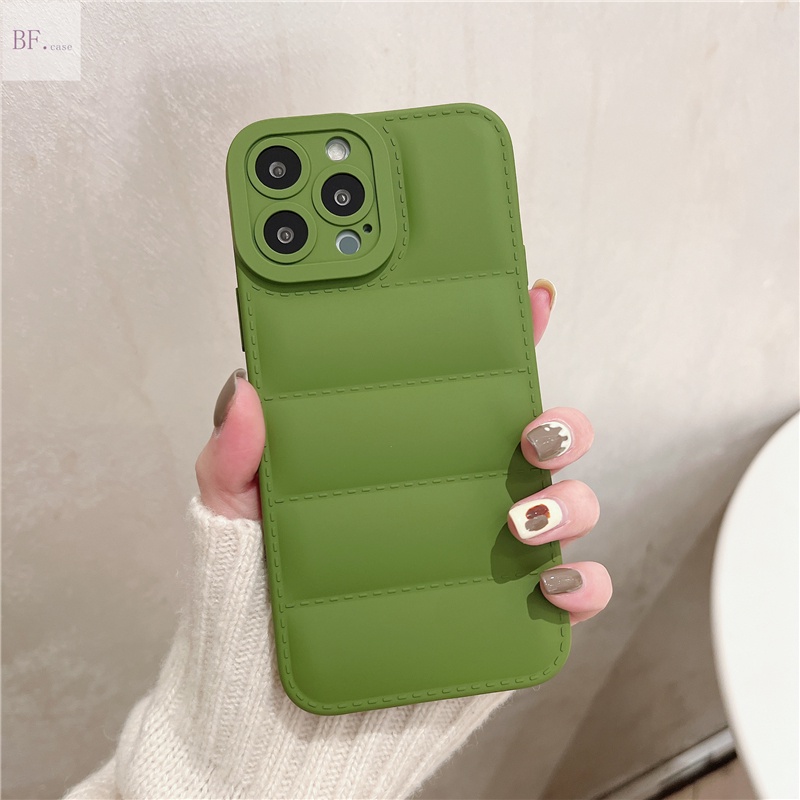 Soft Case Bahan Silikon Bentuk Jaket Down Jacket Untuk Iphone 11 13 12 Pro Max X Xr Xsmax 7 8 Plus