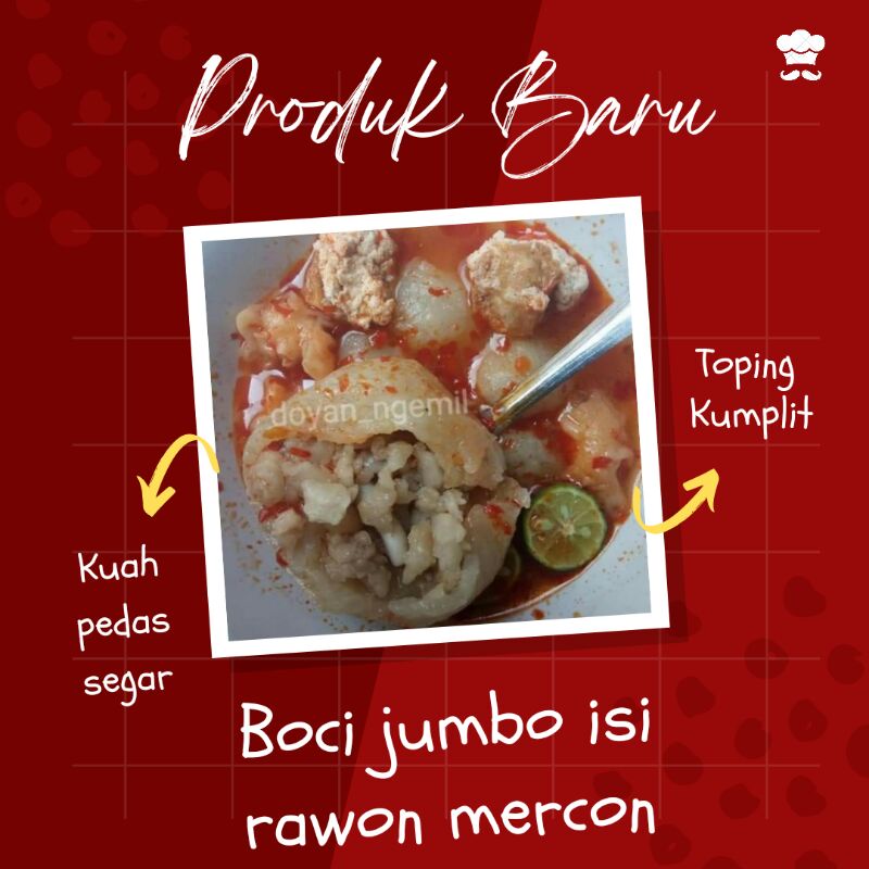

BOCI JUMBO ISI RAWON MERCON